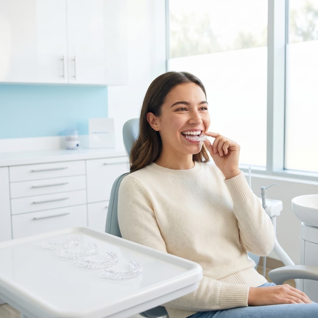 Aligner trasparenti Invisalign su misura